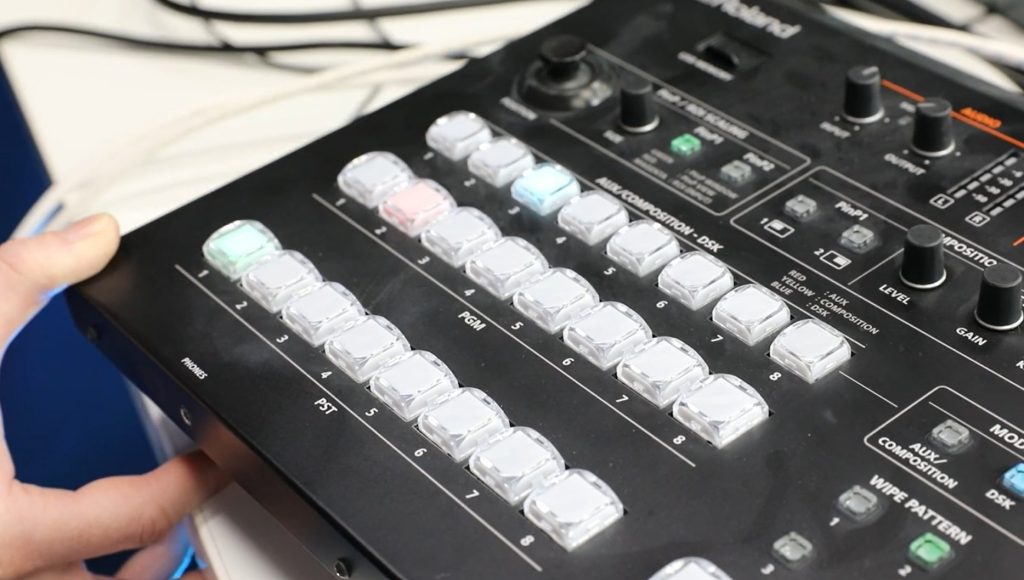 Roland Video Switcher PTZ buttons